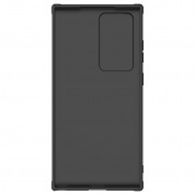 Nillkin CamShield Leather S Case - хибриден удароустойчив кожен кейс за Samsung Galaxy S23 Ultra (черен) 5