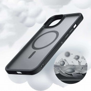 Tech-Protect MagMat MagSafe Case - хибриден удароустойчив кейс с MagSafe за iPhone 14 (син-мат) 1