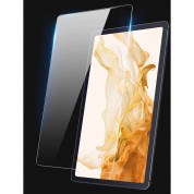 DUX DUCIS Case Friendly Tough Tempered Glass Protector - калено стъклено защитно покритие за дисплея на Samsung Galaxy Tab S8 (2022) (прозрачен) 1