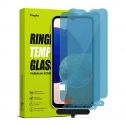 Ringke Tempered Glass Screen Protector Case Friendly 2 Pack - 2 броя стъклени защитни покрития за дисплея на Samsung Galaxy A14 5G (прозрачен)