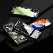 Ringke Fusion X Case - хибриден удароустойчив кейс за Samsung Galaxy A14 5G (черен-камуфлаж) 6
