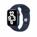 Apple Watch Deep Navy Sport Band Stainless Steel Pin - оригинална силиконова каишка за Apple Watch 38мм, 40мм, 41мм (тъмносин) (ритейл опаковка) 1