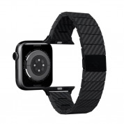 Pitaka Carbon Fiber Watch Strap - карбонова каишка за Apple Watch 42мм, 44мм, 45мм, Ultra 49мм (черен) 3