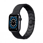 Pitaka Carbon Fiber Watch Strap - карбонова каишка за Apple Watch 42мм, 44мм, 45мм, Ultra 49мм (черен)