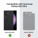 Pitaka MagEZ 3 600D Aramid Fiber MagSafe Case - кевларен кейс с MagSafe за Samsung Galaxy S23 Ultra (черен-сив)  3