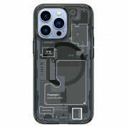 Spigen Ultra Hybrid Zero One MagSafe Case - хибриден кейс с висока степен на защита с MagSafe за iPhone 13 Pro (черен)  3