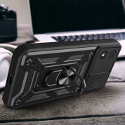 Tech-Protect CamShield Pro Hard Case - хибриден удароустойчив кейс с пръстен против изпускане за Motorola Moto E13 (черен) 2