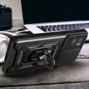 Tech-Protect CamShield Pro Hard Case - хибриден удароустойчив кейс с пръстен против изпускане за Motorola Moto G13, Moto G23 (черен) 3