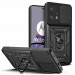 Tech-Protect CamShield Pro Hard Case - хибриден удароустойчив кейс с пръстен против изпускане за Motorola Moto G13, Moto G23 (черен) 1
