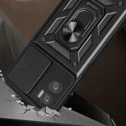 Tech-Protect CamShield Pro Hard Case - хибриден удароустойчив кейс с пръстен против изпускане за Motorola Moto G13, Moto G23 (черен) 4