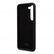 Karl Lagerfeld Liquid Silicone Ikonik NFT Case - дизайнерски силиконов кейс за Samsung Galaxy S23 (черен) 4