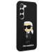 Karl Lagerfeld Liquid Silicone Ikonik NFT Case - дизайнерски силиконов кейс за Samsung Galaxy S23 Plus (черен) 3
