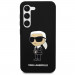 Karl Lagerfeld Liquid Silicone Ikonik NFT Case - дизайнерски силиконов кейс за Samsung Galaxy S23 Plus (черен) 2