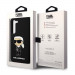 Karl Lagerfeld Liquid Silicone Ikonik NFT Case - дизайнерски силиконов кейс за Samsung Galaxy S23 Plus (черен) 6