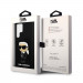 Karl Lagerfeld Liquid Silicone Ikonik NFT Case - дизайнерски силиконов кейс за Samsung Galaxy S23 Ultra (черен) 6