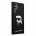 Karl Lagerfeld Liquid Silicone Ikonik NFT Case - дизайнерски силиконов кейс за Samsung Galaxy S23 Ultra (черен) 3