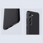 Nillkin Super Frosted Pro Magnetic Case - хибриден удароустойчив кейс с MagSafe за Samsung Galaxy S23 (черен)  14