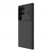 Nillkin CamShield Silky Silicone Case - силиконов (TPU) калъф за Samsung Galaxy S23 Ultra (черен) 2