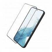 Nillkin 2.5D CP+ PRO Full Coverage Tempered Glass - калено стъклено защитно покритие за дисплея на Samsung Galaxy S23 (черен-прозрачен)  2