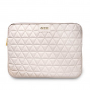 Guess Quilted Notebook Sleeve for 13 and 14 inches laptops (pink)
