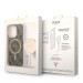 Guess 4G Printed Stripe MagSafe Case With MagSafe Wireless Charger Set - комплект хибриден удароустойчив кейс с MagSafe и поставка (пад) за безжично зареждане за iPhone 14 Pro (кафяв) 9
