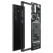 Spigen Ultra Hybrid Zero One Case - хибриден кейс с висока степен на защита за Samsung Galaxy S23 Ultra (черен)  8