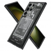 Spigen Ultra Hybrid Zero One Case - хибриден кейс с висока степен на защита за Samsung Galaxy S23 Ultra (черен)  2