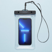 Spigen Aqua Shield A610 Universal Waterproof Floating Case IPX8 2 Pack - 2 броя универсални водоустойчиви калъфи за смартфони до 6.9 инча (прозрачен) 3