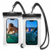 Spigen Aqua Shield A610 Universal Waterproof Floating Case IPX8 2 Pack - 2 броя универсални водоустойчиви калъфи за смартфони до 6.9 инча (прозрачен) 1