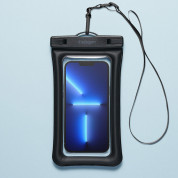 Spigen Aqua Shield A610 Universal Waterproof Floating Case IPX8 - универсален водоустойчив калъф за смартфони до 6.9 инча (черен) 4