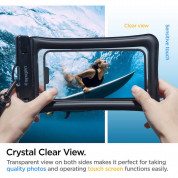 Spigen Aqua Shield A610 Universal Waterproof Floating Case IPX8 - универсален водоустойчив калъф за смартфони до 6.9 инча (черен) 6