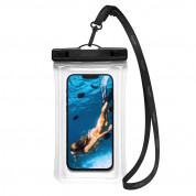 Spigen Aqua Shield A610 Universal Waterproof Floating Case IPX8 - универсален водоустойчив калъф за смартфони до 6.9 инча (прозрачен)