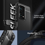 Spigen Rugged Armor Case - тънък качествен силиконов (TPU) калъф за Xiaomi Redmi Note 12 Pro Plus (черен) 6