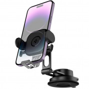 Spigen OneTap 3 Universal Dashboard Car Mount - поставка за таблото или стъклото на кола за смартфони с дисплей от 4 до 8 инча (черен) 1