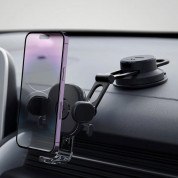 Spigen OneTap 3 Universal Dashboard Car Mount - поставка за таблото или стъклото на кола за смартфони с дисплей от 4 до 8 инча (черен) 5