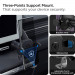 Spigen OneTap Universal Air Vent Car Mount - поставка за радиатора на кола за смартфони с дисплей от 4 до 8 инча (черен) 9