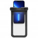 Spigen Aqua Shield A601 Universal Waterproof Case IPX8 2 Pack - 2 броя универсални водоустойчиви калъфи за смартфони до 7 инча (черен) 3