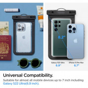 Spigen Aqua Shield A601 Universal Waterproof Case IPX8 Pack - универсален водоустойчив калъф за смартфони до 7 инча (черен) (2 броя) 8