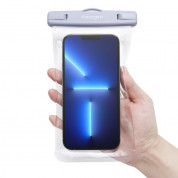 Spigen Aqua Shield A601 Universal Waterproof Case IPX8 Pack - универсален водоустойчив калъф за смартфони до 7 инча (светлосин) (2 броя) 5