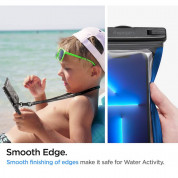 Spigen Aqua Shield A601 Universal Waterproof Case IPX8 - универсален водоустойчив калъф за смартфони до 7 инча (черен) 10