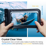 Spigen Aqua Shield A601 Universal Waterproof Case IPX8 - универсален водоустойчив калъф за смартфони до 7 инча (черен) 9