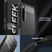 Spigen Rugged Armor Case - тънък качествен силиконов (TPU) калъф за Sony Xperia 1 V (черен) 13