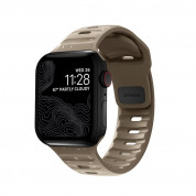 Nomad Sport Band - силиконова каишка за Apple Watch 42мм, 44мм, 45мм, Ultra 49мм (бежов) 1