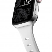 Nomad Sport Slim Band - силиконова каишка за Apple Watch 38мм, 40мм, 41мм (бял) 4