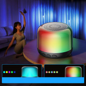 Joyroom Bluetooth Speaker JR-ML03 - безжичен блутут спийкър с LED визуализация за мобилни устройства (черен) 2