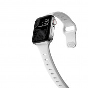 Nomad Sport Slim Band - силиконова каишка за Apple Watch 42мм, 44мм, 45мм, Ultra 49мм (бял) 9