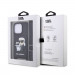 Karl Lagerfeld Saffiano Crossbody Karl and Choupette NFT Case - дизайнерски кожен кейс с връзка за носене за iPhone 14 Prо Max (черен) 7