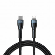 4smarts PremiumCord USB-C to Lightning Cable PD 12W - USB-C към Lightning кабел за Apple устройства с Lightning порт (100 см) (черен) 4