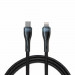 4smarts PremiumCord USB-C to Lightning Cable PD 12W - USB-C към Lightning кабел за Apple устройства с Lightning порт (100 см) (черен) 5