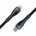 4smarts PremiumCord USB-C to Lightning Cable PD 12W - USB-C към Lightning кабел за Apple устройства с Lightning порт (100 см) (черен) 1
